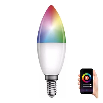 LED RGB Żarówka ściemnialna GoSmart E14/4,8W/230V 2700-6500K Tuya