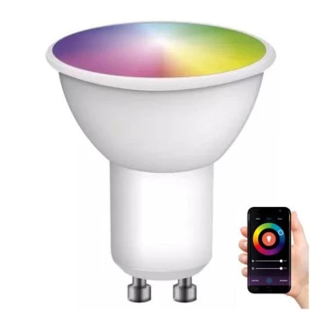 LED RGB Żarówka ściemnialna GoSmart MR16 GU10/4,8W/230V 2700-6500K Tuya