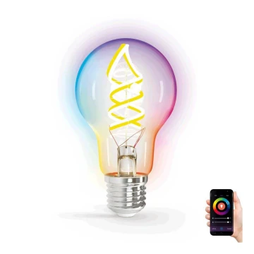 LED RGBW Żarówka FILAMENT A60 E27/4,9W/230V 2700K Wi-Fi - Aigostar