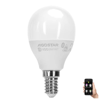 LED RGBW Żarówka G45 E14/4,9W/230V 2700-6500K - Aigostar