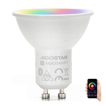 LED RGBW Żarówka GU10/4,9W/230V 2700-6500K - Aigostar