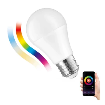 LED RGBW Żarówka ściemnialna E27/9W/230V 2700-6500K Wi-Fi Tuya