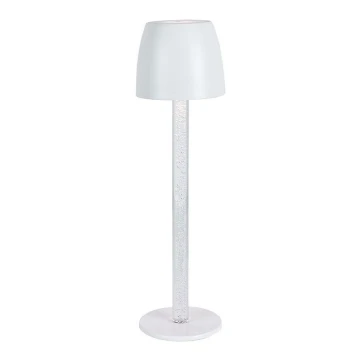 LED Ściemnialna akumulatorowa dotykowa lampa stołowa LED/3W/5V 3000K 1800 mAh biała