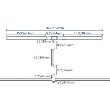 LED Ściemnialna dotykowa elastyczna lampa stołowa LED/24W/230V 3000-6500K CRI 92 czarna