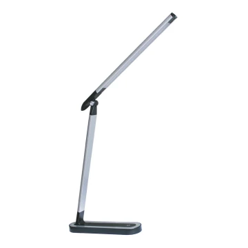 LED Ściemnialna dotykowa lampa stołowa MADERA LED/7W/230V USB czarna