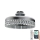 LED Ściemnialna kryształ Żyrandol natynkowy LED/75W/230V 3000-6500K chrom + pilot zdalnego sterowania