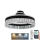 LED Ściemnialna kryształ Żyrandol natynkowy LED/75W/230V 3000-6500K czarne + Pilot zdalnego sterowania
