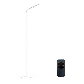 LED Ściemnialna lampa podłogowa LED/10W/230V 3000/4000/6000K biała + pilot zdalnego sterowania