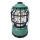 LED Ściemnialna przenośna lampa kempingowa3xLED/3W/3xAA IPX4 zielony