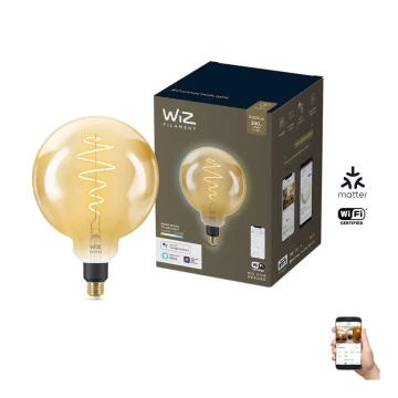 LED Ściemnialna żarówka VINTAGE FILAMENT G200 E27/6W/230V 2000-5000K CRI 90 Wi-Fi - WiZ