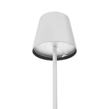 LED Ściemnialna zewnętrzna akumulatorowa lampa stołowa LED/4W/4000 mAh 3000/4000/5500K IP44 biała