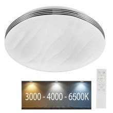 LED Ściemnialny plafon LED/60W/230V 3000K/4000K/6500K + pilot