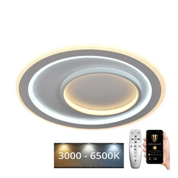 LED Ściemnialny plafon LED/85W/230V 3000-6500K + pilot