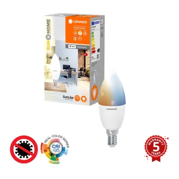 LED Ściemniana żarówka antybakteryjna B40 E14/4,9W/230V Wi-Fi - Ledvance