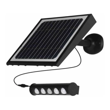 LED Solarna lampa ścienna z czujnikiem LED/8W/3,7V 4000 mAh 4000K IP65