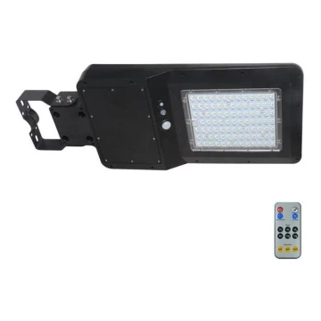 LED Solarna lampa uliczna z czujnikiem LED/40W/9,6V IP65 6000K + pilot zdalnego sterowania