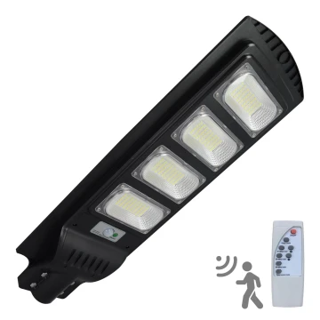 LED Solarna lampa uliczna z czujnikiem STREET LED/15W/3,2V IP65 + pilot