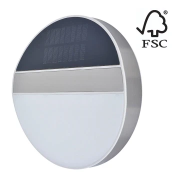 LED Solarny numer domu LED/3x0,1W/2,4V IP44 - certyfikat FSC