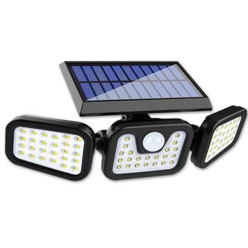 LED Elastyczny solarny reflektor z czujnikiem LED/15W/3,7V IP54 4500K