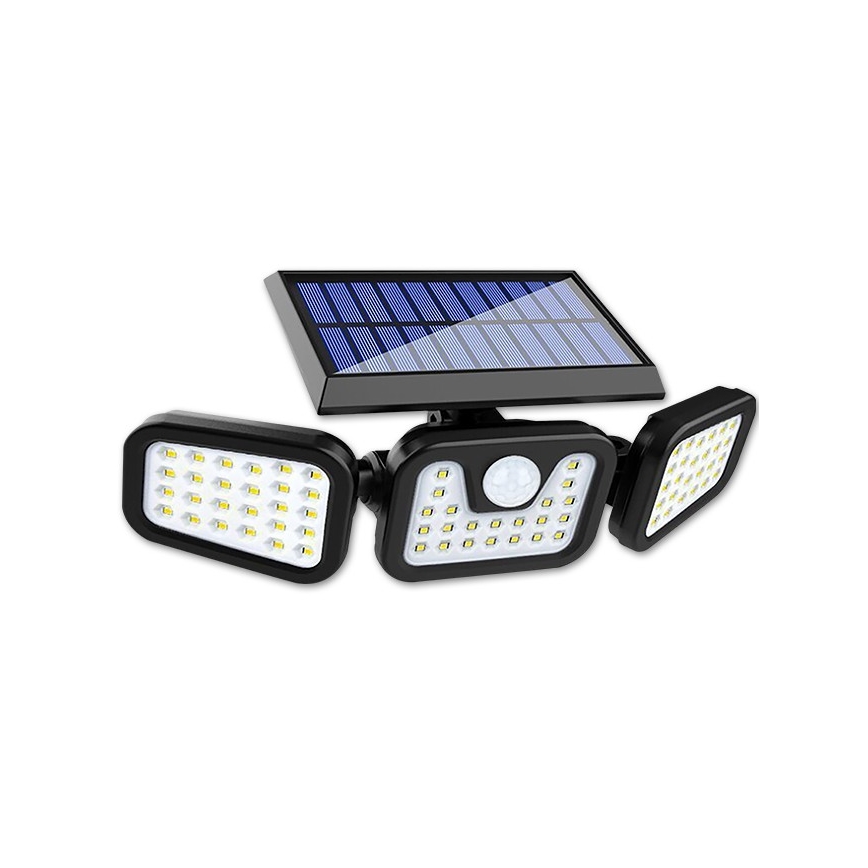 LED Elastyczny solarny reflektor z czujnikiem LED/15W/3,7V IP54 4500K