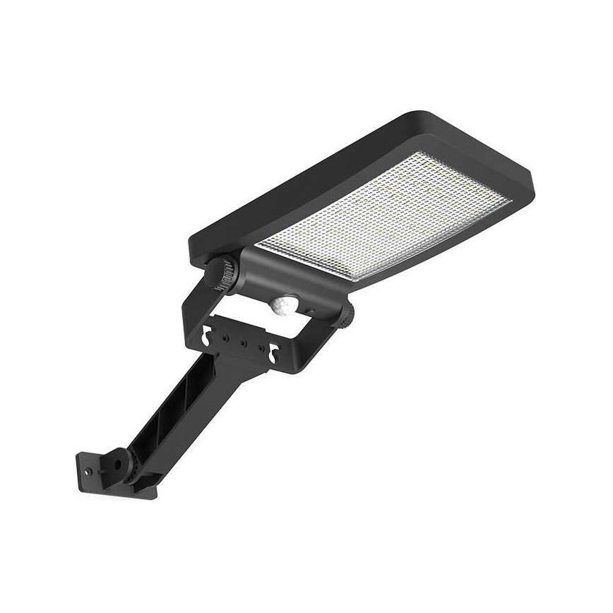 LED Solarny reflektor z czujnikiem LED/5W/3,7V 4000K IP54 czarny