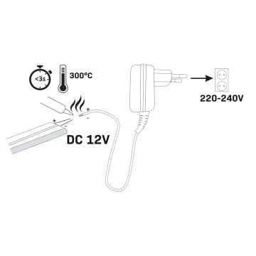 LED Taśma NEON 5 m LED/23W/12V IP65 zielona