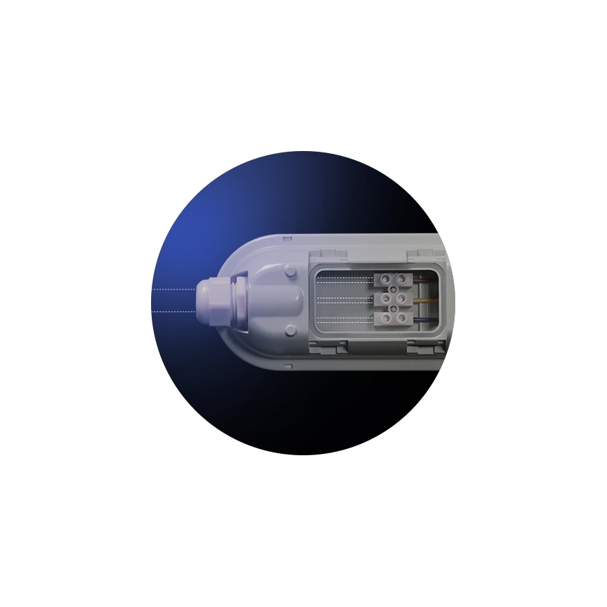LED Techniczna oprawa świetlówkowa LIMEA GIGANT LED/38W/230V IP65 1190mm czarne