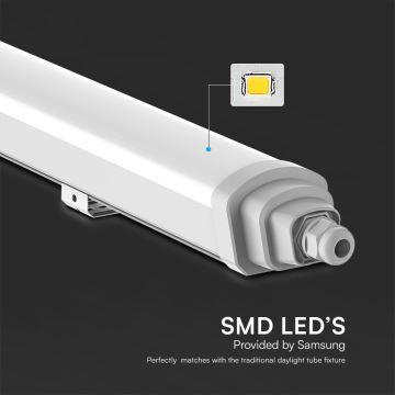 LED Techniczna oprawa świetlówkowa SAMSUNG CHIP LED/18W/230V 6500K IP65 60 cm