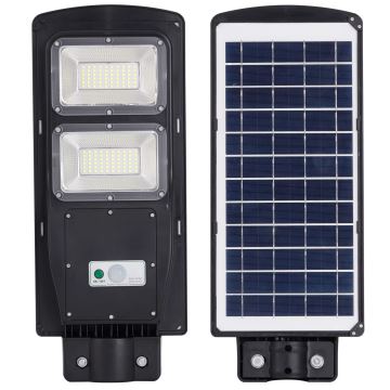 LED Uliczna lampa solarna z czujnikiem STREET 2xLED/6W/3,2V IP65 + pilot