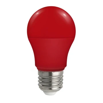 LED Żarówka A50 E27/4,9W/230V czerwony