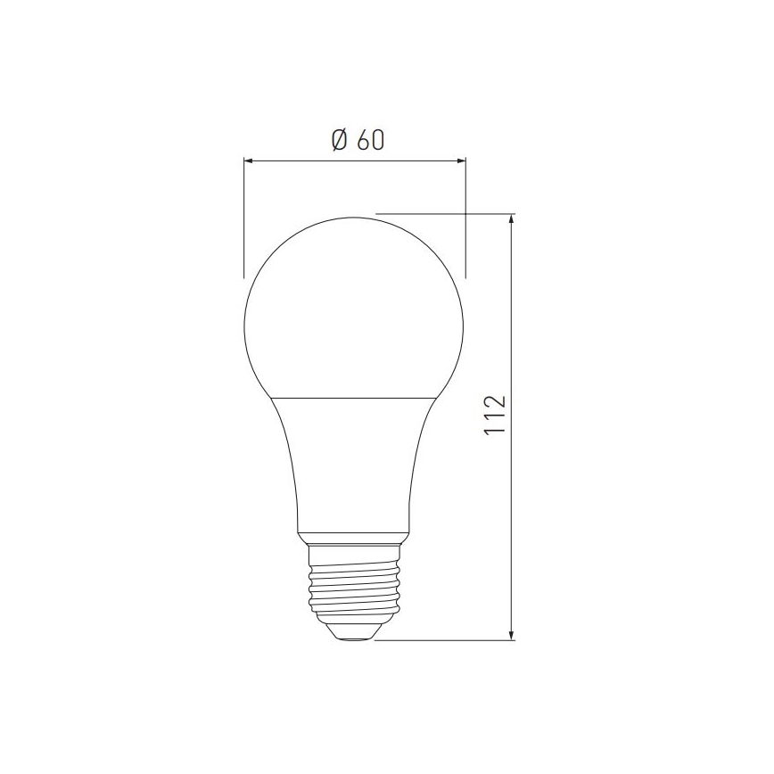 LED Żarówka A60 E27/10W/230V 3000/4000/6400K