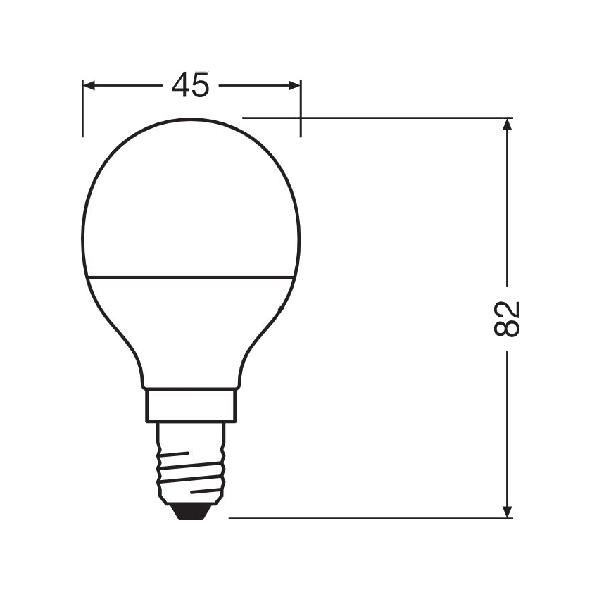 LED Żarówka antybakteryjna P40 E14/4,9W/230V 4000K - Osram