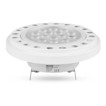 LED Żarówka AR111 G53/12W/12V 3000K biała 30°