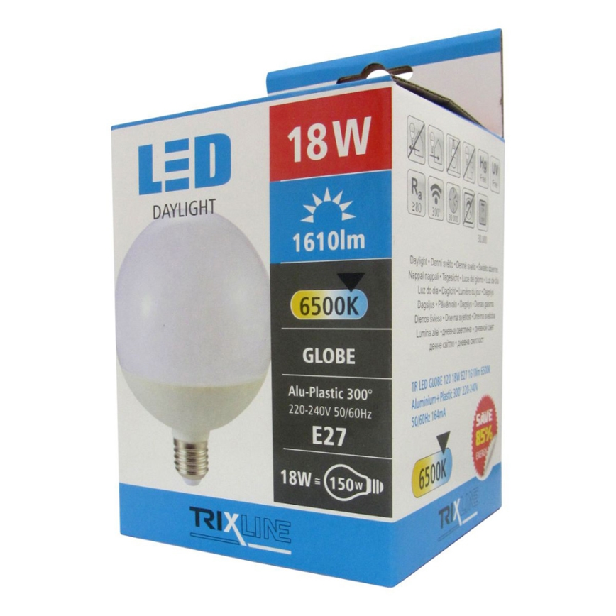 LED Żarówka E27/18W/230V 6500K