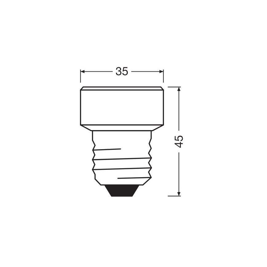 LED Żarówka E27/3,5W/230V 2700K - Osram