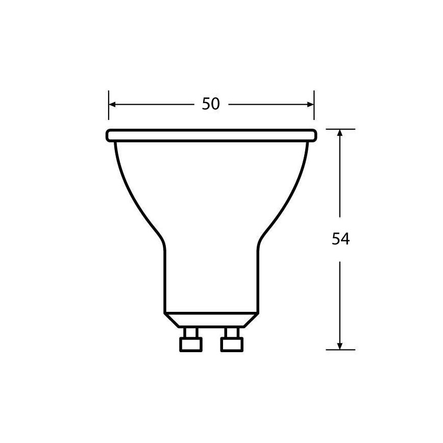 LED Żarówka ECO GU10/5W/230V 2700K 350lm