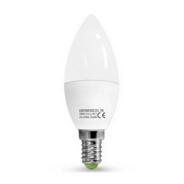 LED Żarówka ECOLINE C37 E14/7W/230V 4000K -  Brilagi