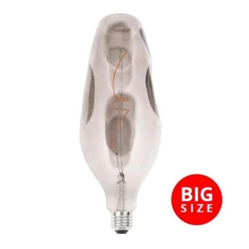 LED Żarówka FILAMENT BUMPED SMOKE BT110 E27/4W/230V 2000K