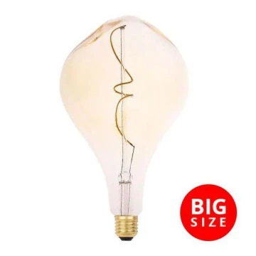 LED Żarówka FILAMENT BUMPED VINTAGE ET160 E27/4W/230V 2000K