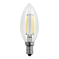 LED Żarówka FILAMENT C37 E14/2W/230V 3000K