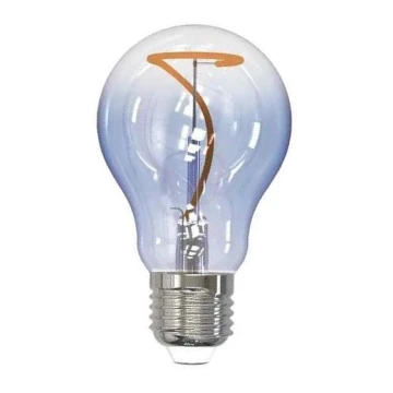 LED Żarówka FILAMENT SHAPE A60 E27/4W/230V 1800K niebieska