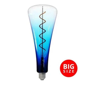 LED Żarówka FILAMENT SHAPE T110 E27/5W/230V 1800K niebieska