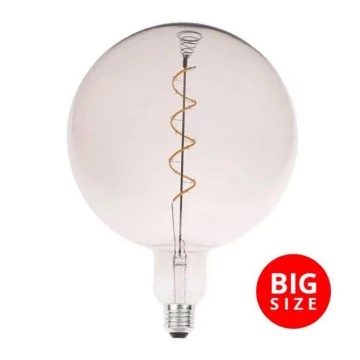 LED Żarówka FILAMENT SPIRAL SMOKE G200 E27/4W/230V 2000K