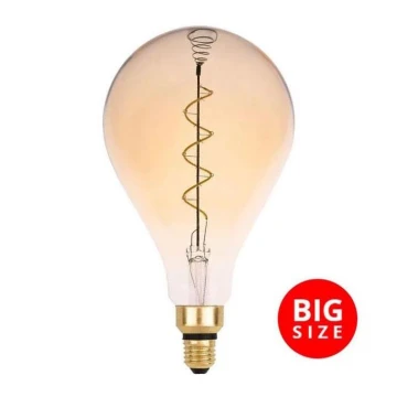 LED Żarówka FILAMENT SPIRAL VINTAGE A165 E27/4W/230V 2000K