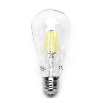 LED Żarówka FILAMENT ST64 E27/6W/230V 6500K - Aigostar