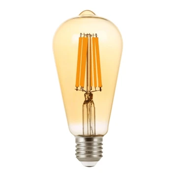 LED Żarówka FILAMENT ST64 E27/9W/230V 2200K