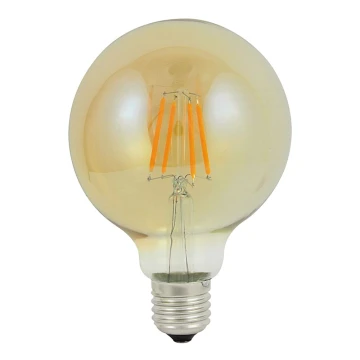 LED Żarówka FILAMENT VINTAGE G95 E27/4W/230V 2000K