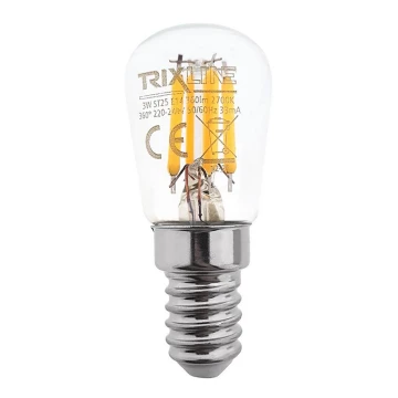 LED Żarówka FILAMENT VINTAGE ST25 E14/3W/230V 2700K