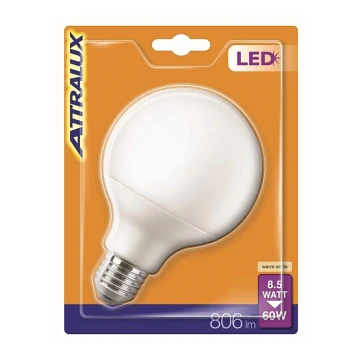 LED Żarówka G95 E27/8,5W/230V 2700K - Attralux