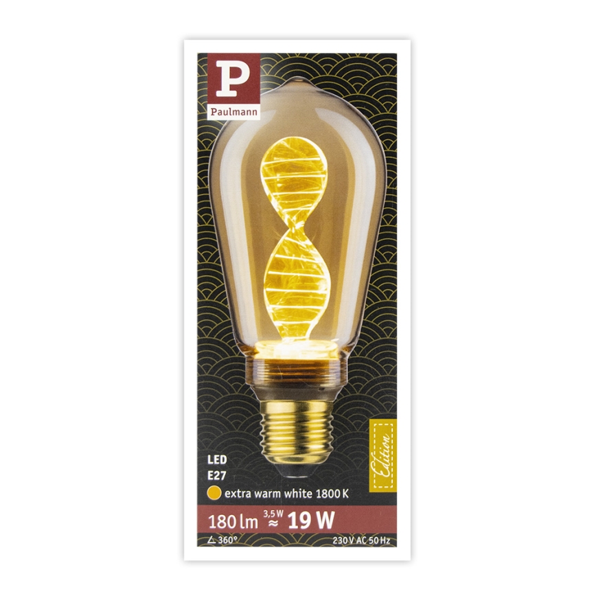 LED Żarówka INNER ST64 E27/3,5W/230V 1800K - Paulmann 28885